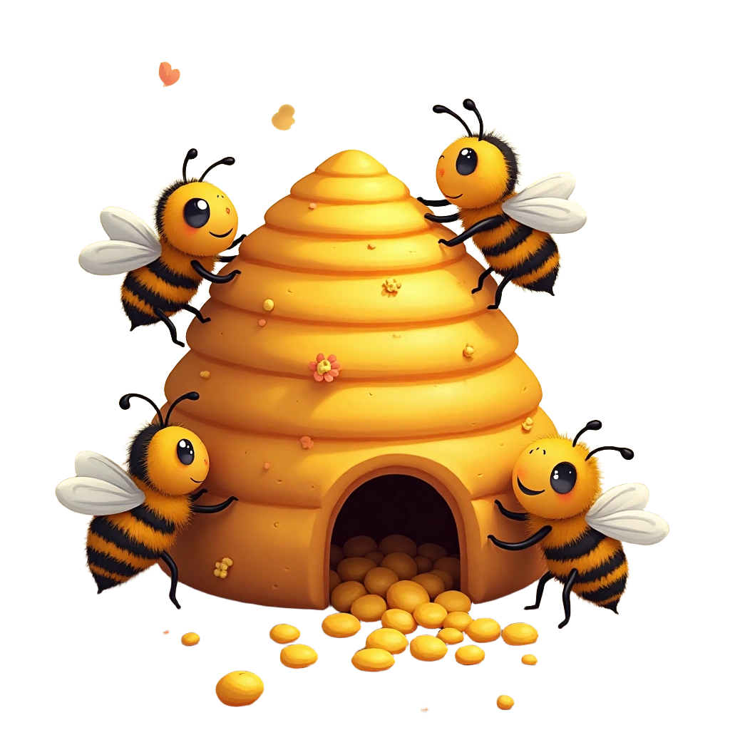 Busy Bees and Honeycomb